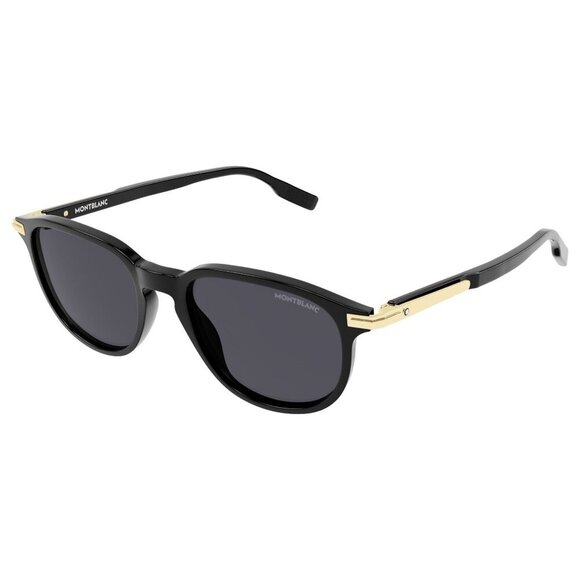 Mont Blanc MB0276S-001 52mm New Sunglasses - Picture 1 of 4